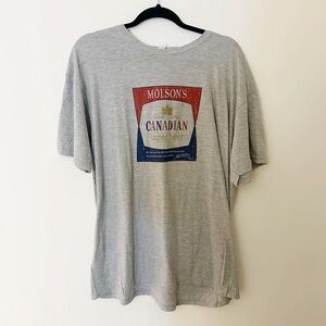 Molson’s Canadian Lager Beer Men’s T Shirt XL
